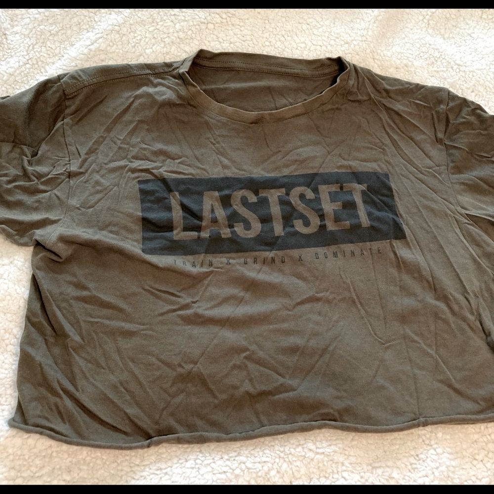 LASTSET cropped tee